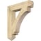 Ekena Millwork Imperial Arts & Crafts Rough Sawn Bracket, Douglas Fir, 6"W x 32"D x 36"H BKT06X32X36IMP03RDF - alternate 1